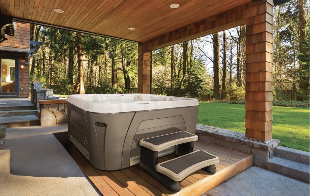 SERENITY HOT TUB MODEL 6600 Install - Legacy Pool & Hot Tub